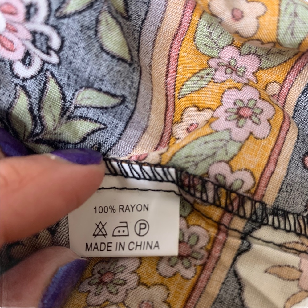EUC Large Jaase Dewdrop hi-lo rayon skirt - Picture 11 of 11